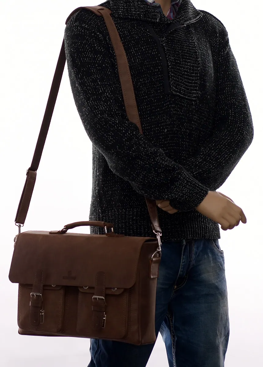 Retro brown Ciemny Camel — zdjęcie 15