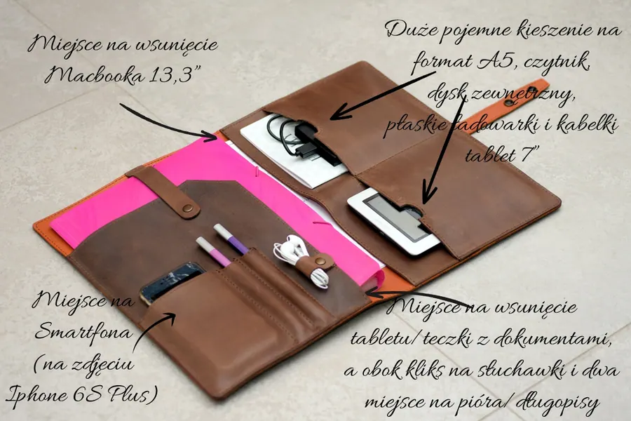 Etui na Macbooka 13,3" Skórzane — zdjęcie 2