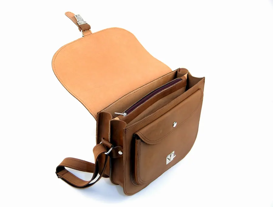Od ręki Fresh Ciemny Camel inicjały AB — zdjęcie 7