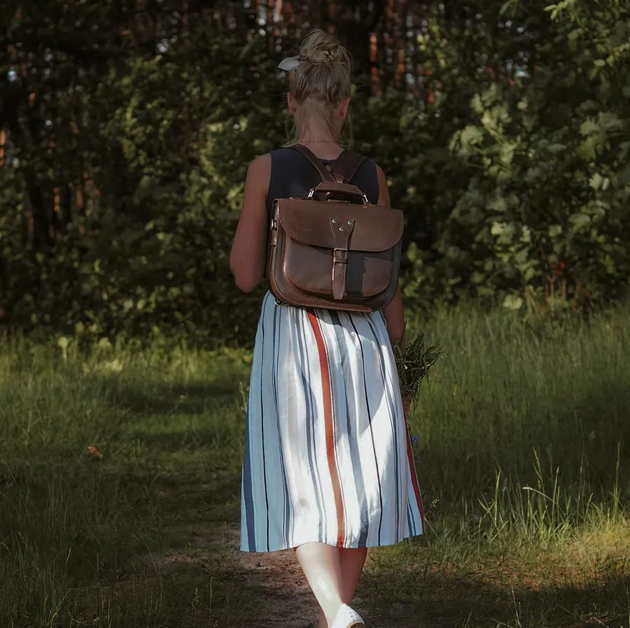Luizjana Plecak skórzany damski — zdjęcie 4
