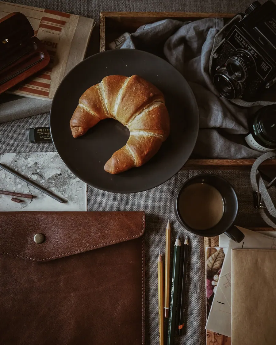 Organizer skórzany na ipad — zdjęcie 4