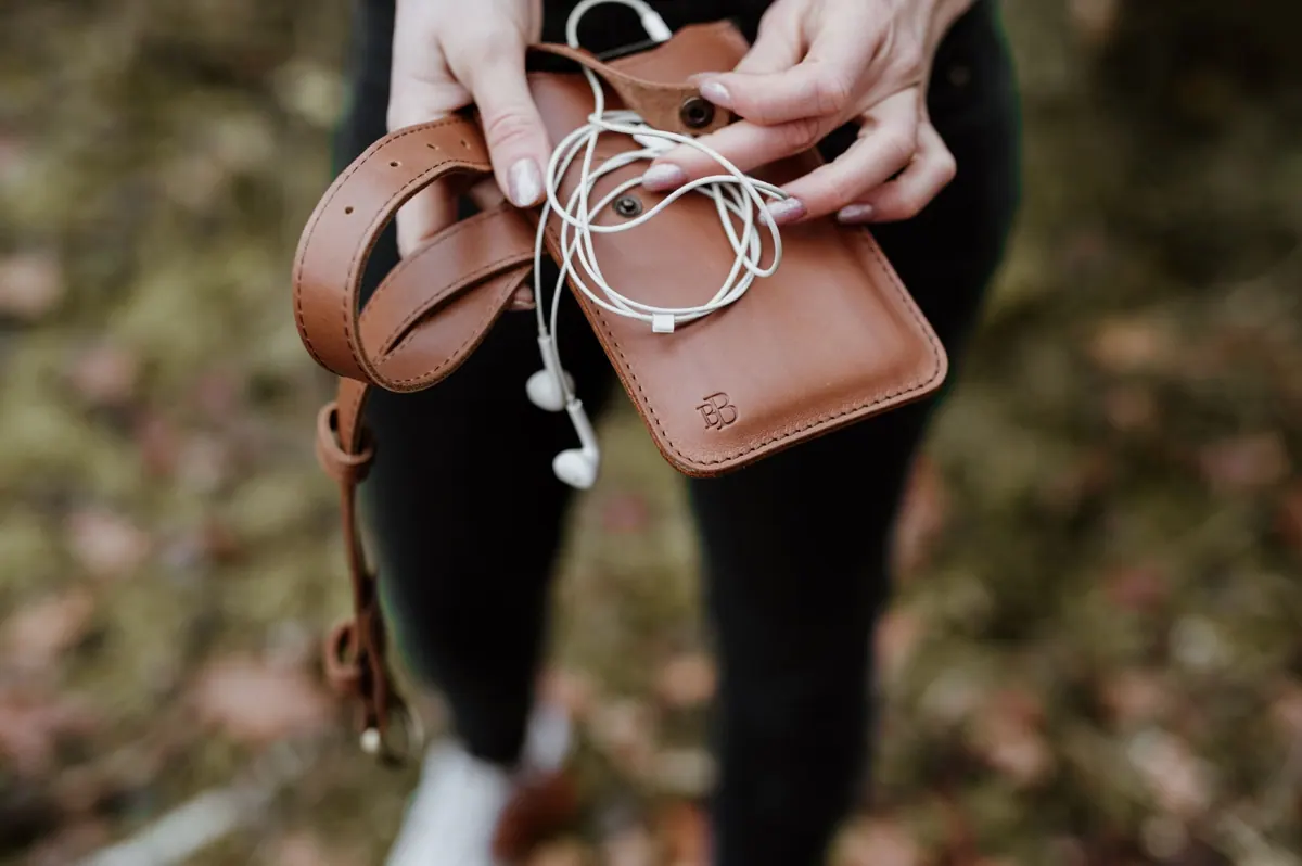 Kabura na telefon skórzana — fotografia z galerii modelu
