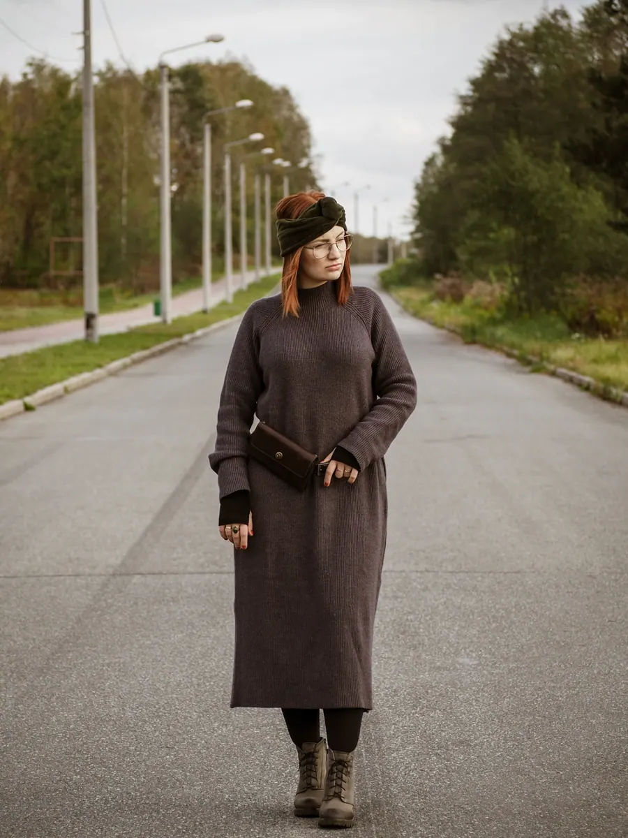 Adelaide Nerka skórzana Brąz Barka — zdjęcie 35