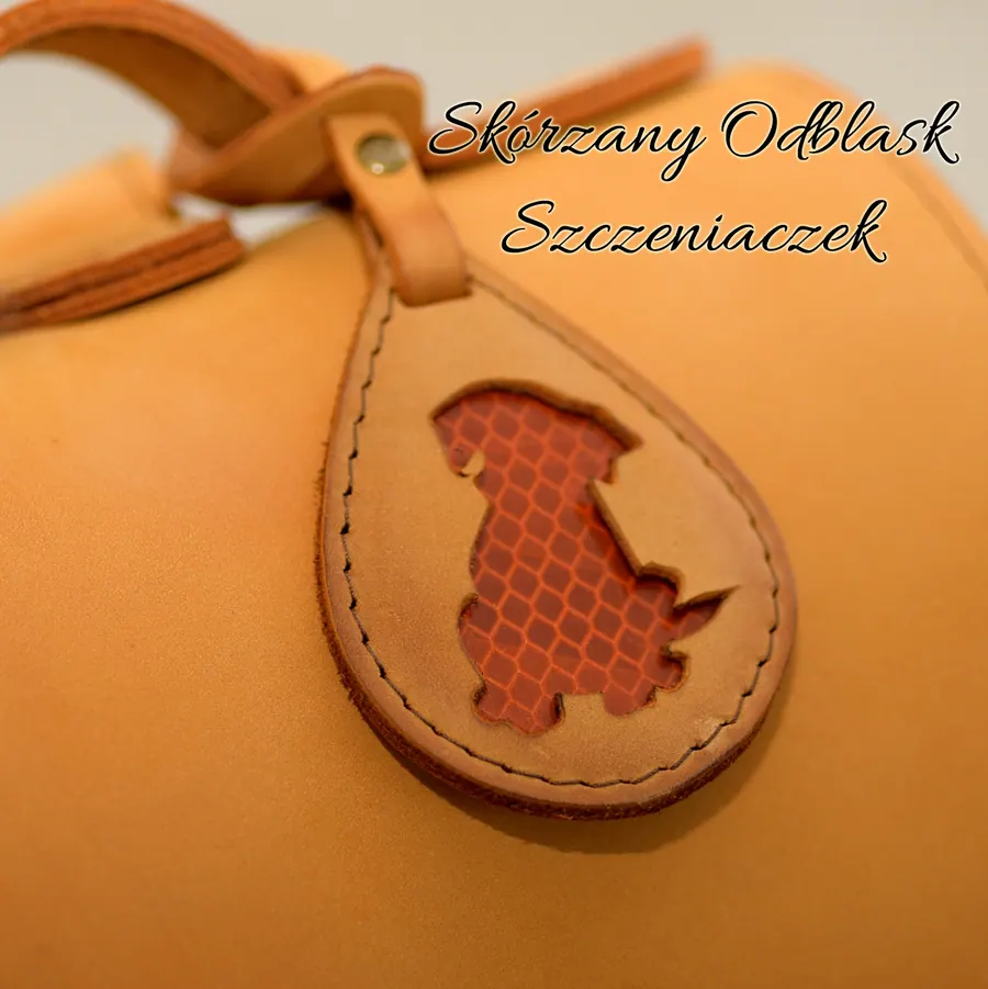 Plecaczek skórzany Igor z odblaskiem — zdjęcie 31