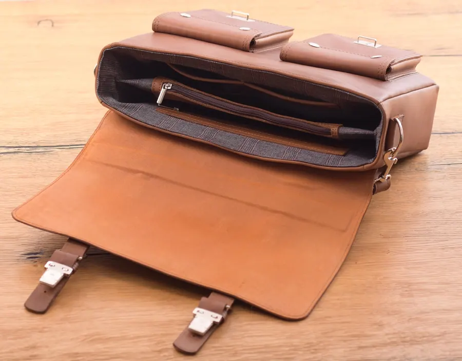 Retro brown Ciemny Camel — zdjęcie 3