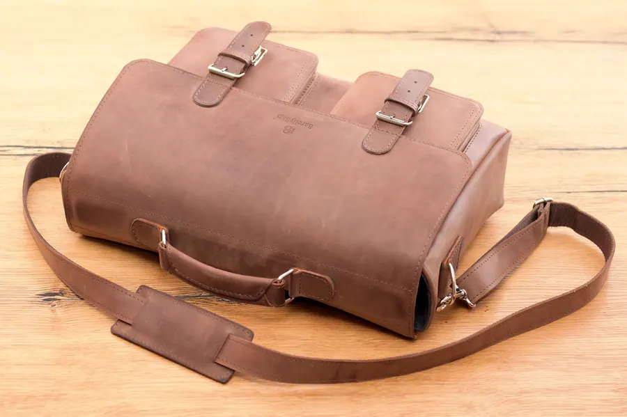 Retro brown Ciemny Camel — zdjęcie 13